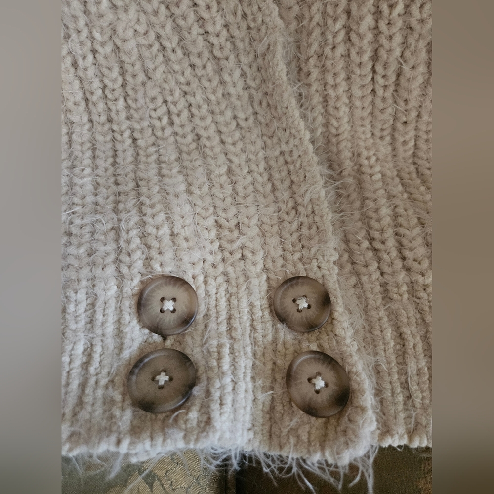 Free People chunky cream dubetti sweater - Picture 3 of 13